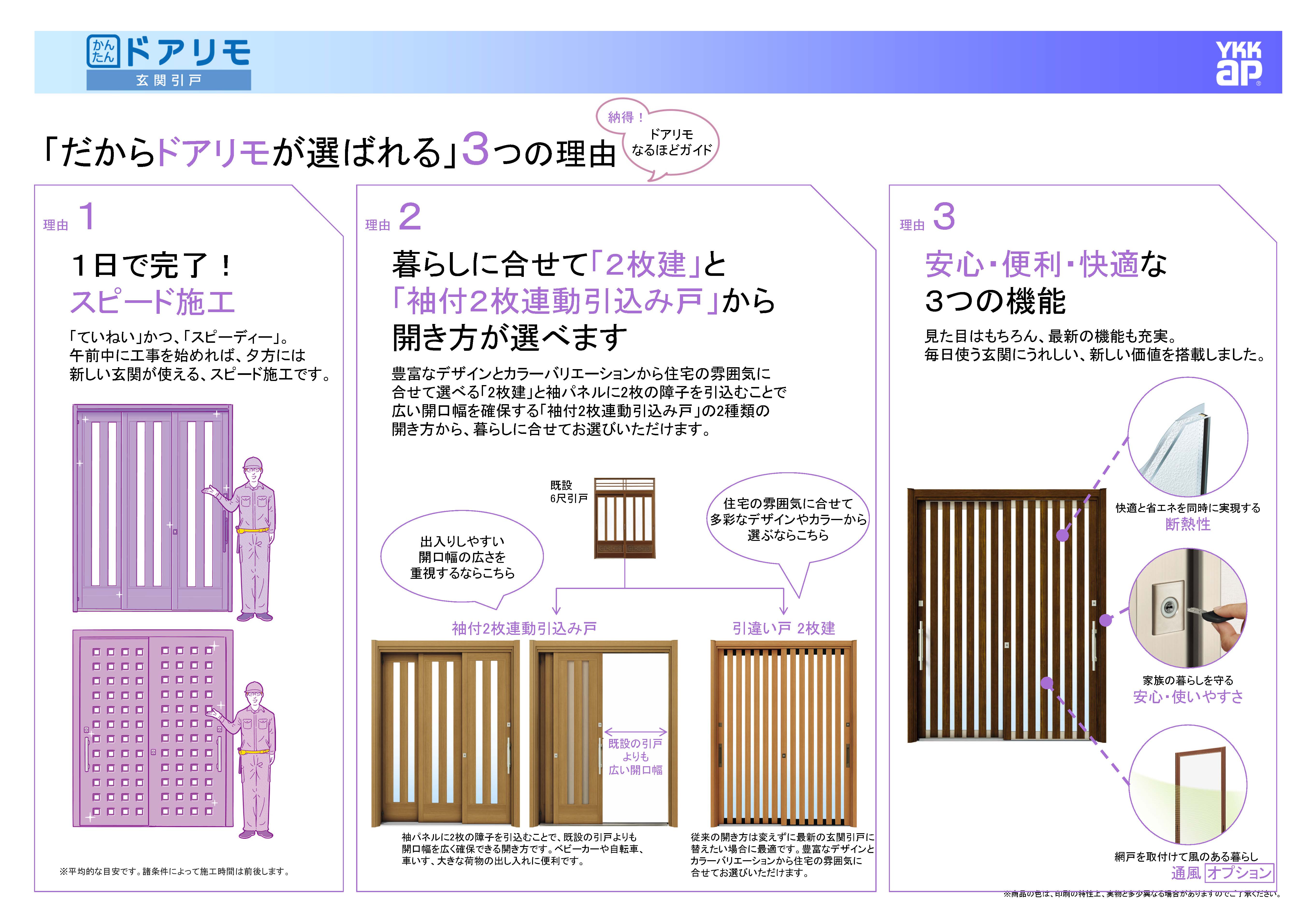 かんたんドアリモ（玄関引き戸）